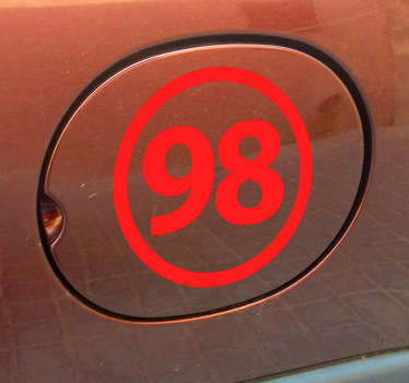 98 Auto Sticker