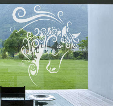 Abstraktes Pferd Aufkleber