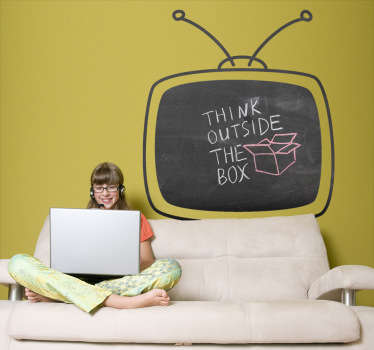 Alter Fernseher Tafelfolie