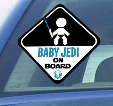 Aufkleber Baby Jedi on Board