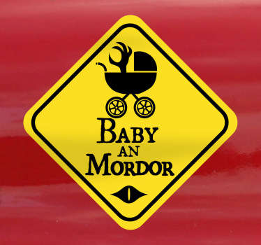 Baby Mordor Sticker