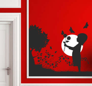 Blumenkind Aufkleber