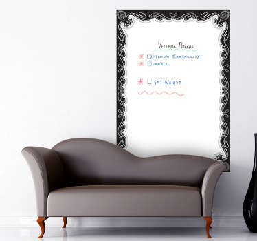 Deko Rahmen Whiteboard Folie