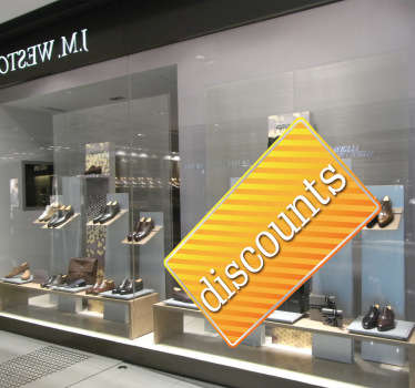 Gelbes Label Aufkleber