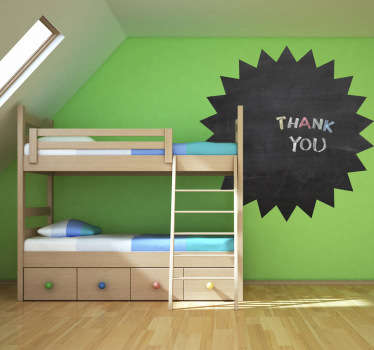 Gezackter Kreis Aufkleber