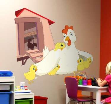 Hühner Aufkleber