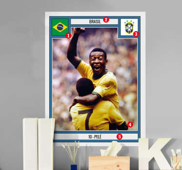 Personalisiertes Foto Fußball Sticker