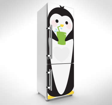 Pinguin Kühlschrank Sticker