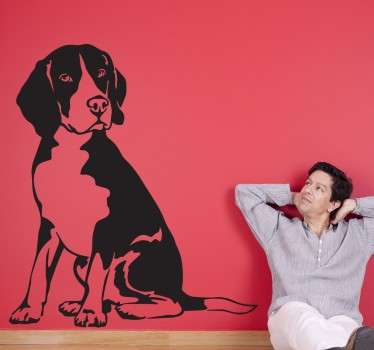 Wandtattoo Beagle