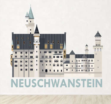 Wandtattoo Schloss Neuschwanstein