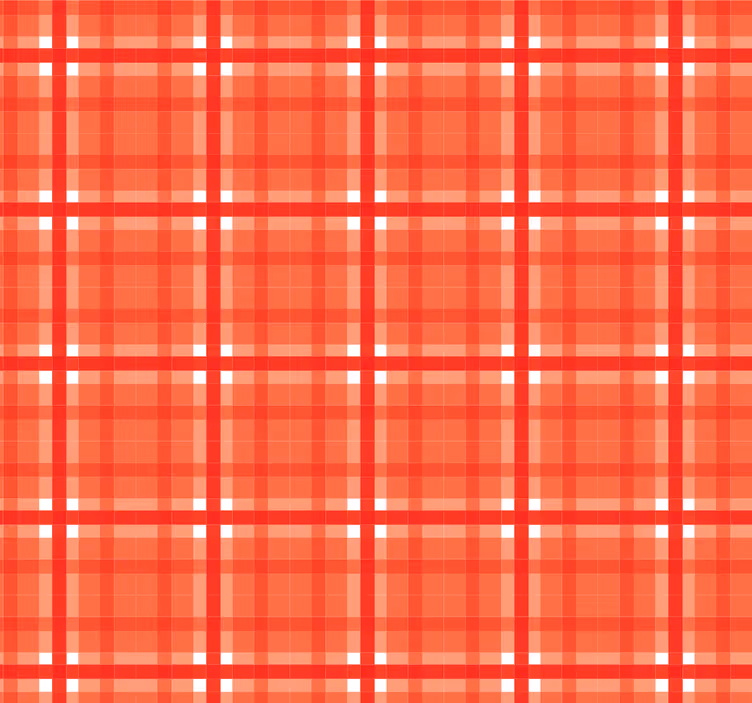 Rollo Fenster Küche rotes gingham-muster - TenStickers