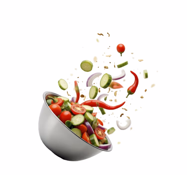 Rollo Fenster Küche frischer salat - TenStickers