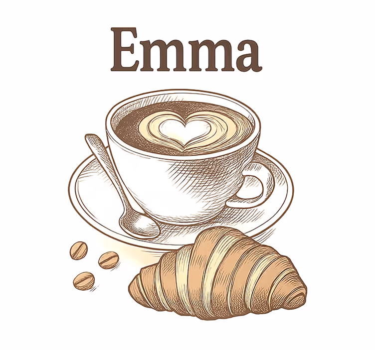 Rollo Fenster Küche personalisiertes kaffeedesign - TenStickers