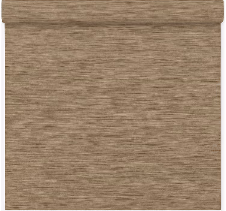 Rollo Fenster Wohnzimmer minimalistischer brauner stoff - TenStickers