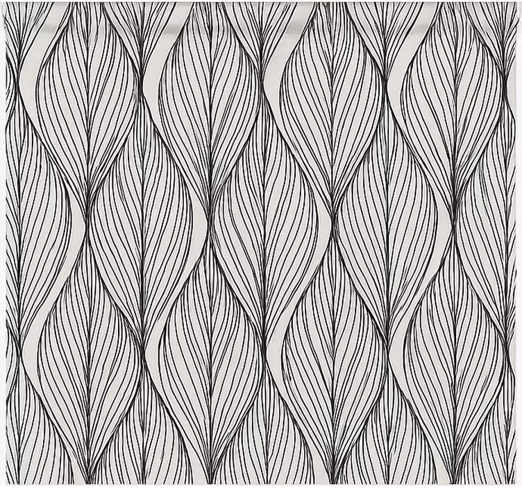 Rollo Fenster Küche geometrische graue blätter - TenStickers