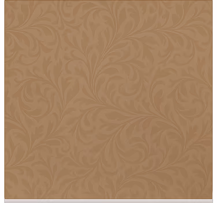 Rollo Fenster Wohnzimmer elegantes dunkelbeiges design - TenStickers
