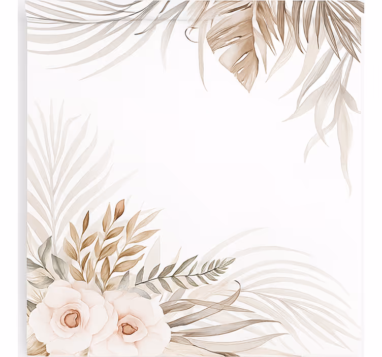 Rollo Fenster Kinderzimmer boho anmutige blumen - TenStickers