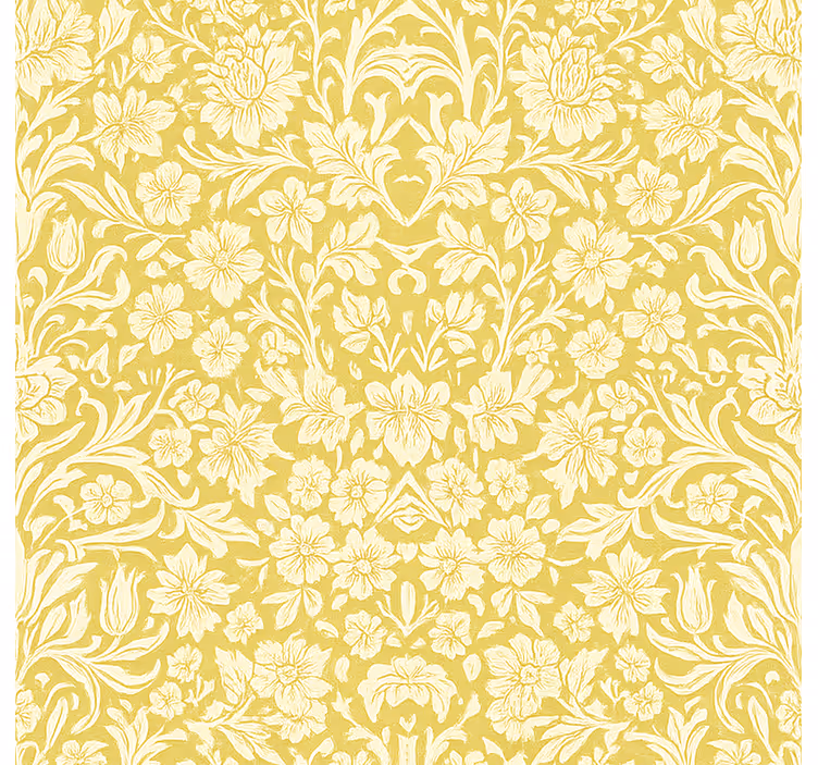 Rollo fenster esszimmer gelbe mandala blumen - TenStickers