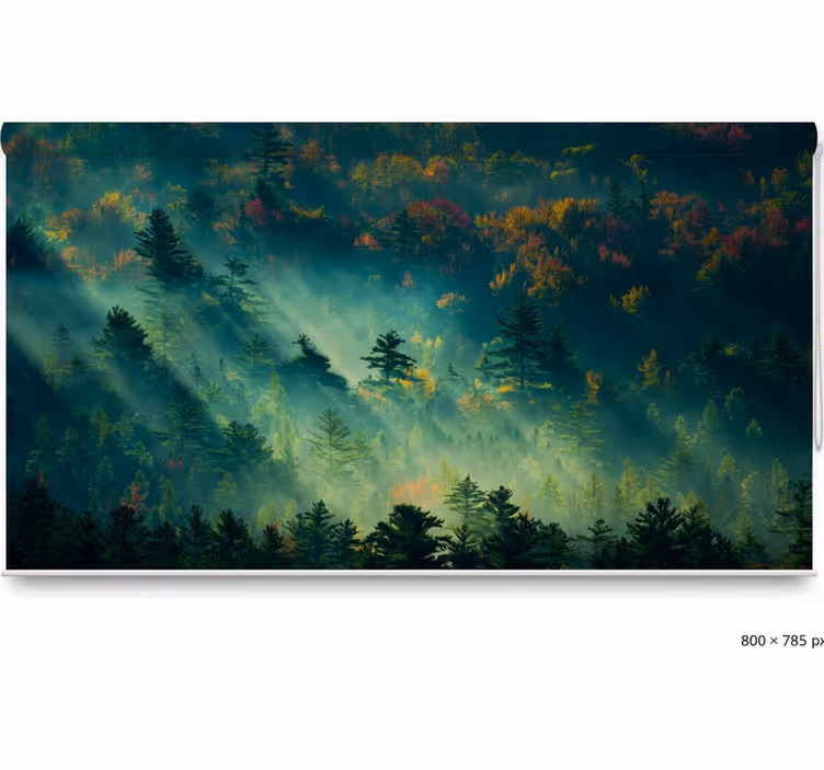 Rollo fenster baum der geheimnisvolle wald - TenStickers