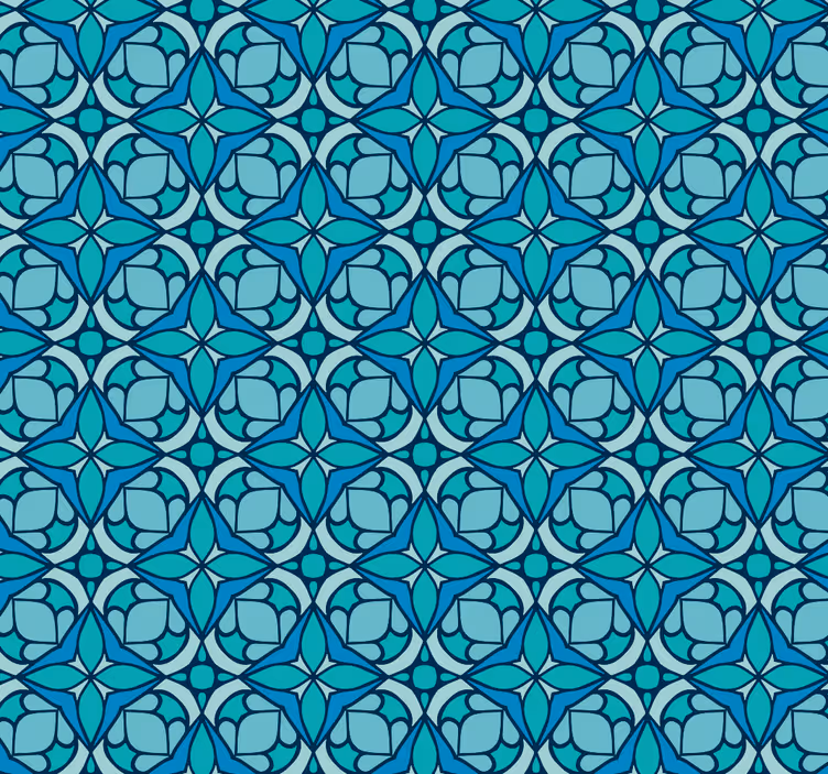 Rollo fenster badezimmer mit geometrischem muster - TenStickers