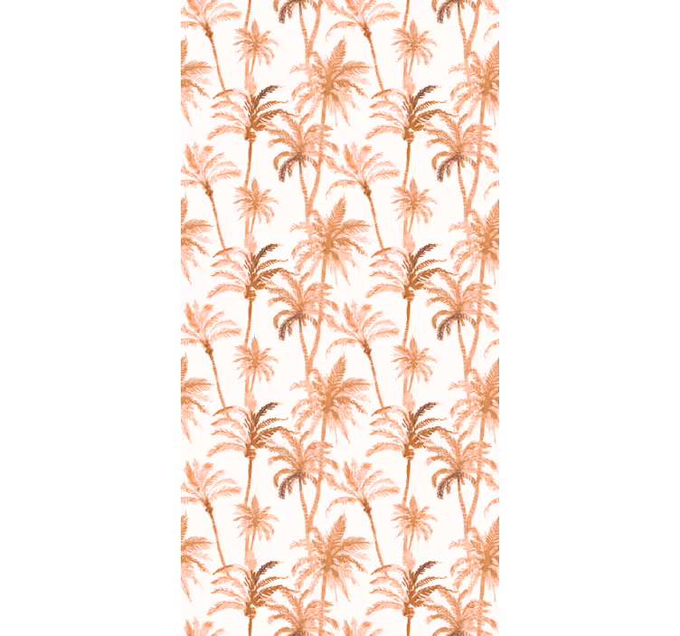 Rollo fenster badezimmer palm silhouetten - TenStickers