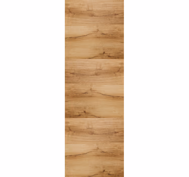 Rollo fenster büro elegante rustikale beige holzplanken - TenStickers