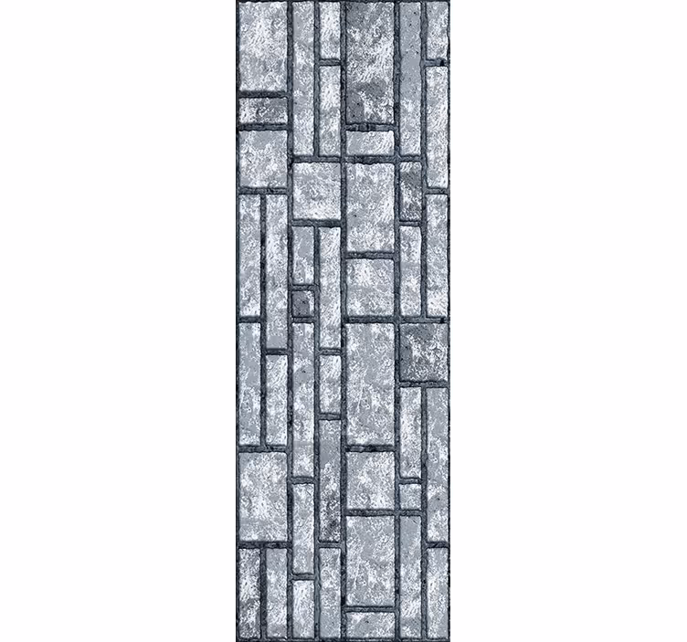 Rollo fenster büro in grauen betonblöcken - TenStickers