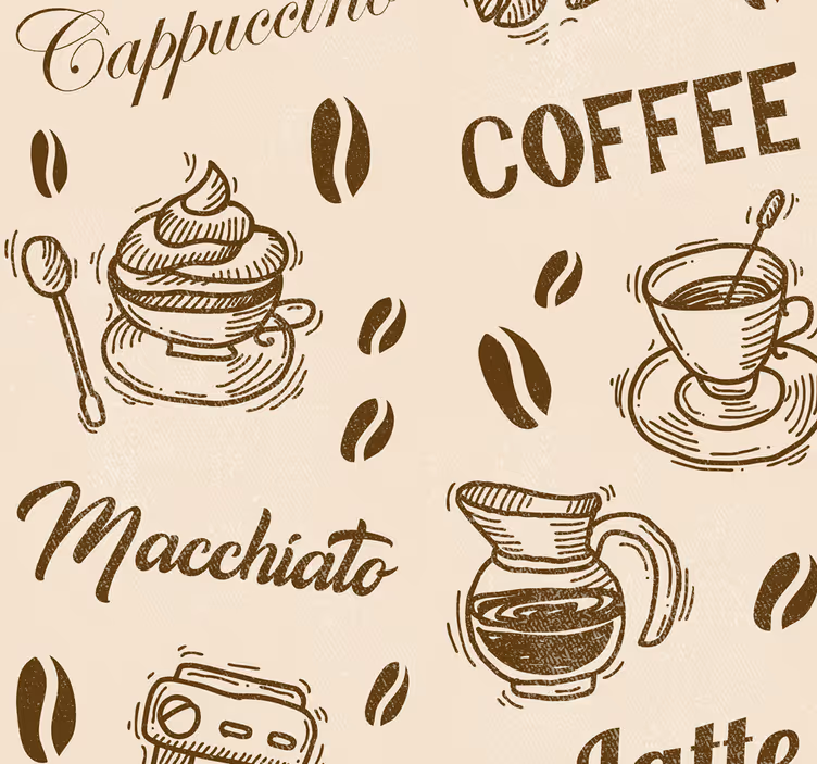 Rollo fenster küche im kaffeevariationen design - TenStickers