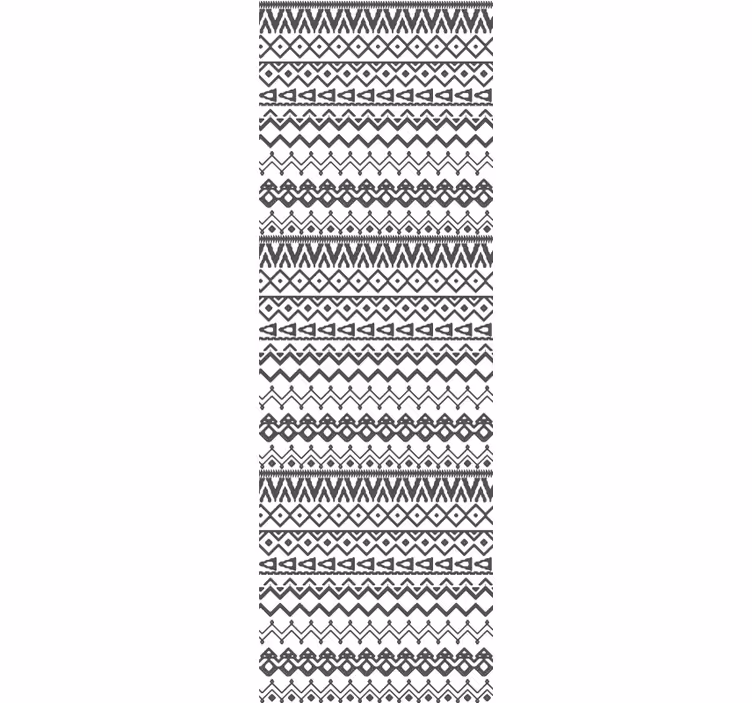 Rollo fenster küche mit handgezeichnetem tribal-muster - TenStickers