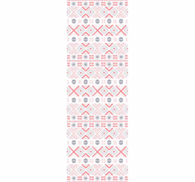 Rollo fenster küche mit sanften tribal-mustern - TenStickers