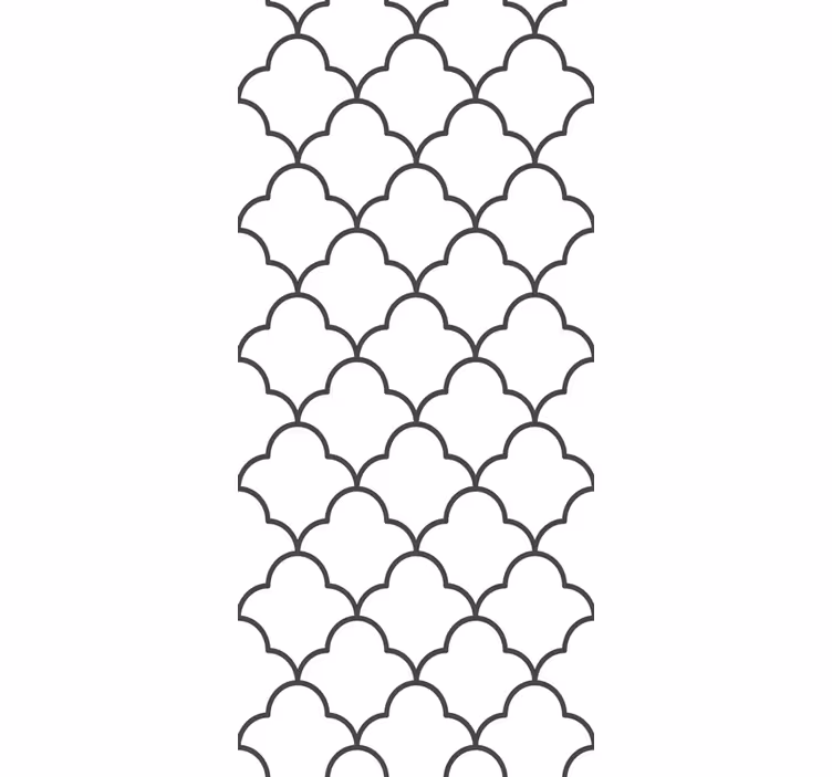 Rollo fenster küche im geometrischen marokkanischen design - TenStickers