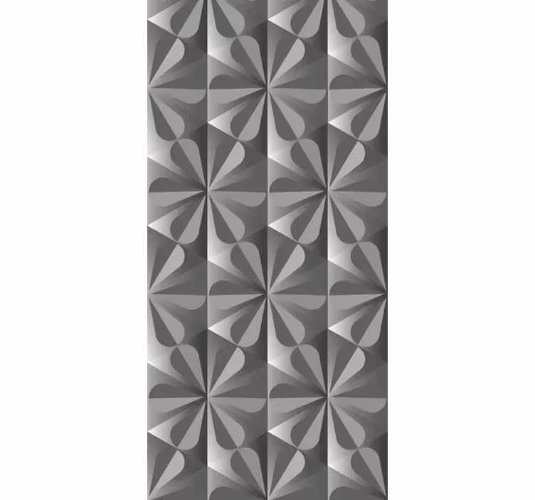 Rollo fenster küche mit vintage geometrischem blumenmuster - TenStickers