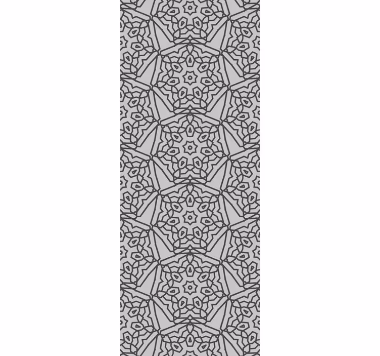 Rollo fenster küche im abstrakten arabischen fliesenstil - TenStickers