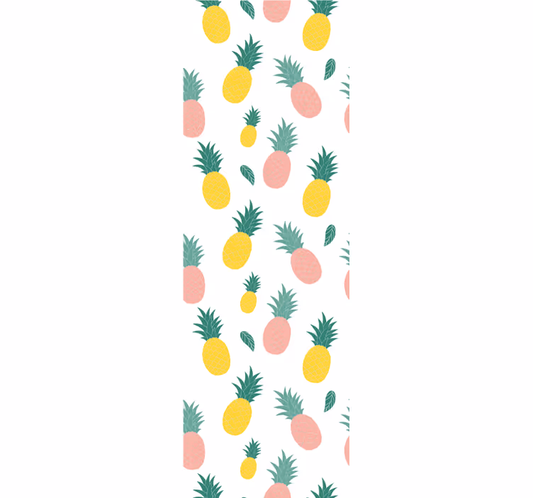 Rollo fenster küche mit ananasfruchtmuster - TenStickers