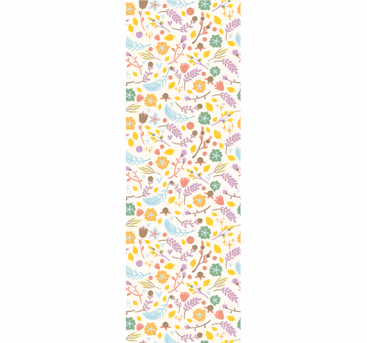 Rollo fenster küche mit typischem polnischen blumenmuster - TenStickers