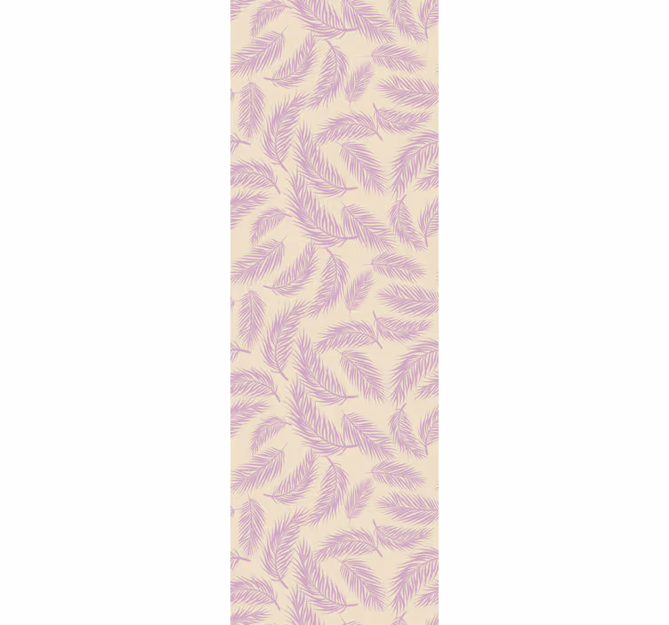 Rollo fenster esszimmer in pink-beigen tropenwild - TenStickers