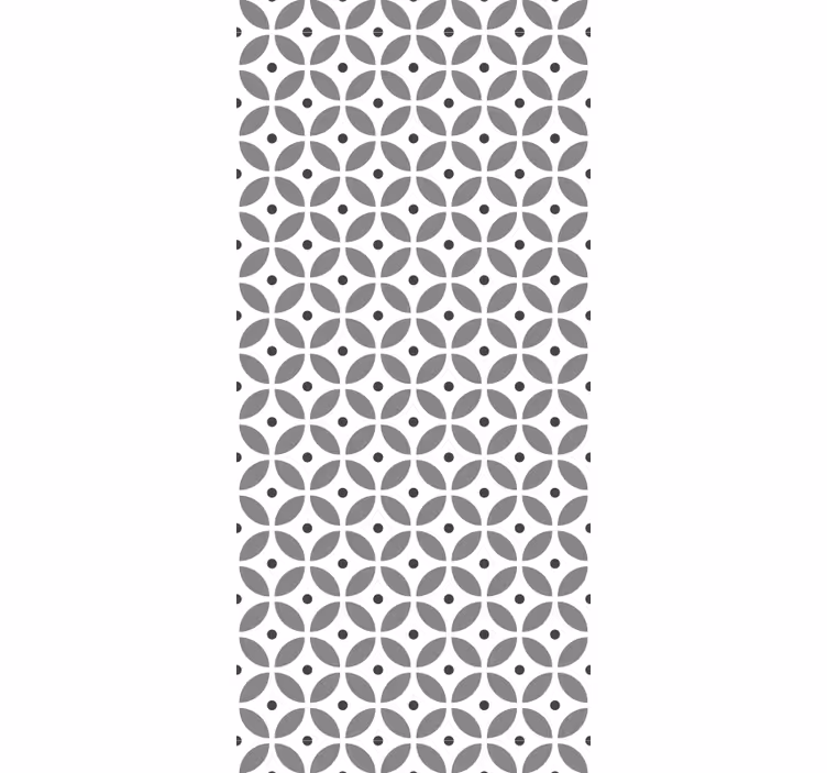 Rollo fenster esszimmer nahtlose nordic kreise - TenStickers