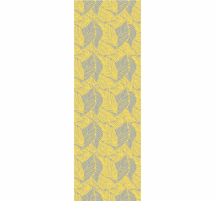 Rollo fenster esszimmer pantone tropische blätter - TenStickers