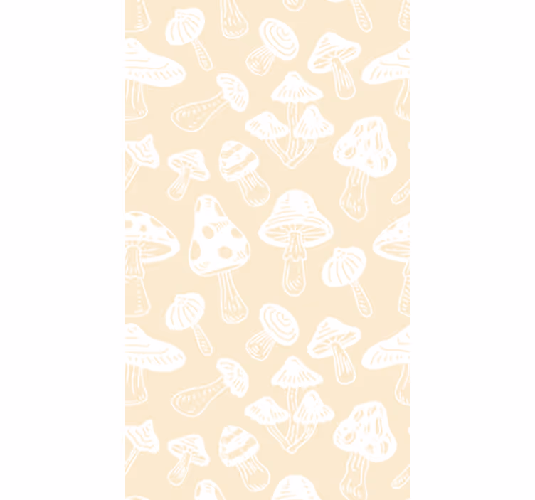 Rollo fenster esszimmer im design beige pilze - TenStickers