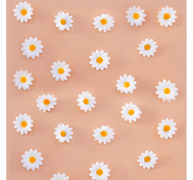 Rollo fenster esszimmer modernes gänseblümchenmuster - TenStickers