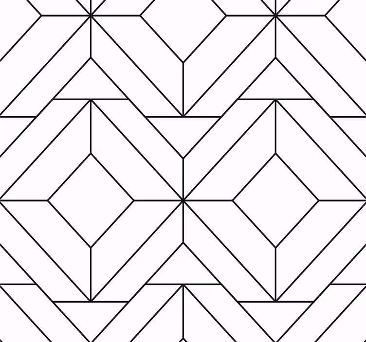 Rollo fenster esszimmer im nordischen geometrischen design - TenStickers