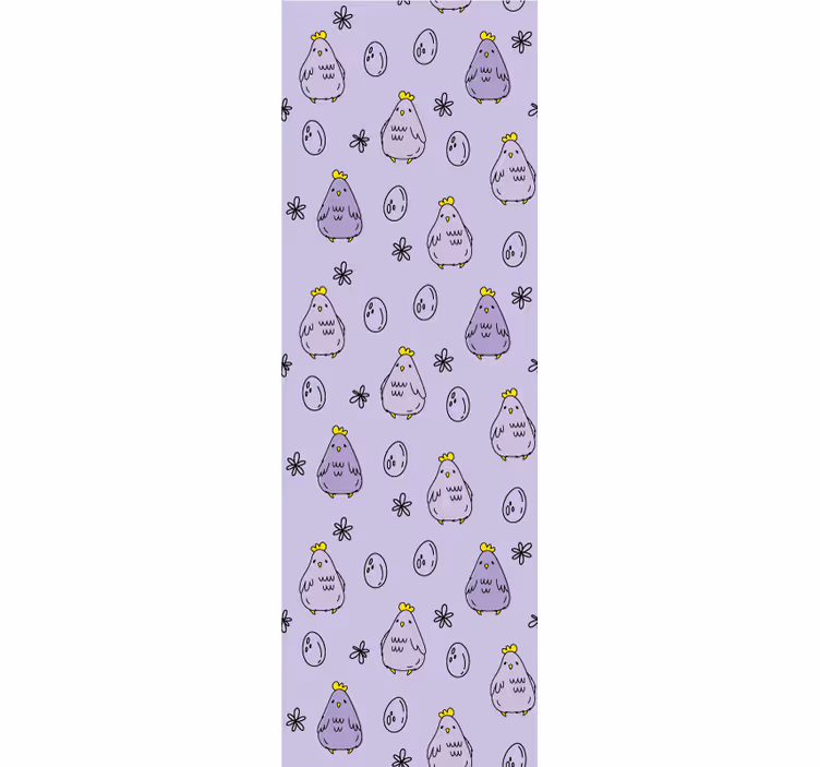 Rollo fenster kinderzimmer mit kükenmuster design - TenStickers