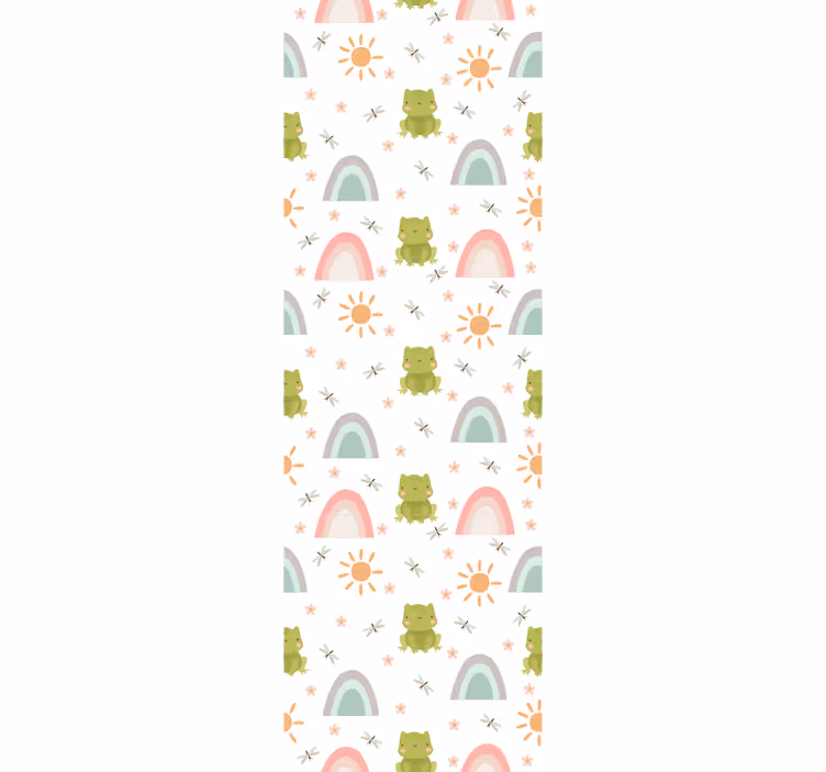 Rollo fenster kinderzimmer mit niedlichem froschdesign - TenStickers