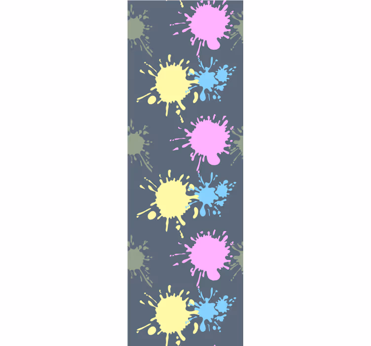 Rollo fenster kinderzimmer bunte wandgestaltung - TenStickers
