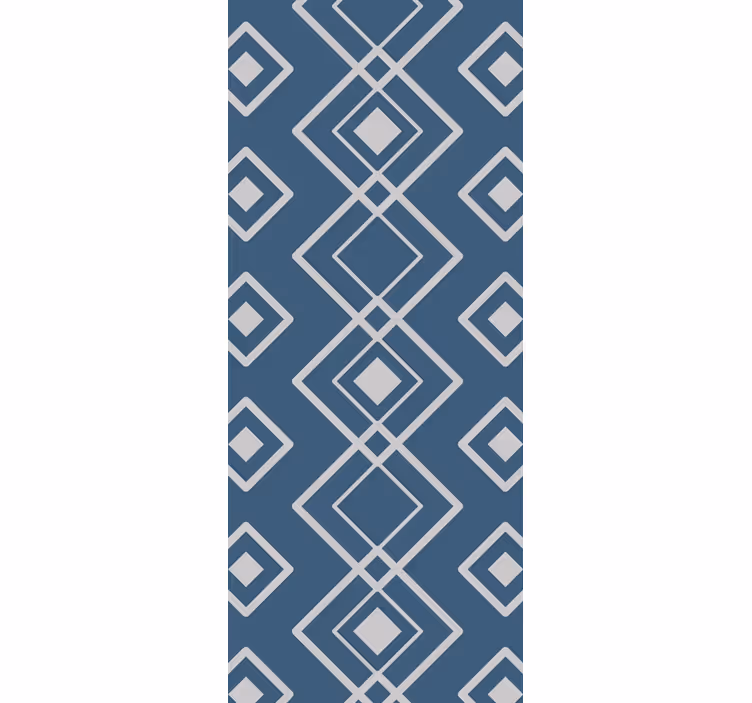 Rollo fenster home office navy geometrisch - TenStickers
