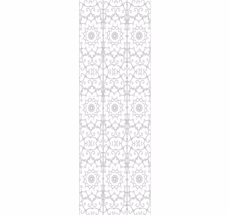 Rollo fenster home office mit floralem muster - TenStickers