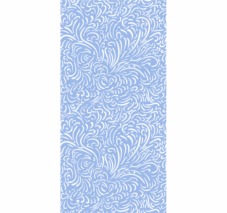 Rollo fenster home office mit frostmuster - TenStickers