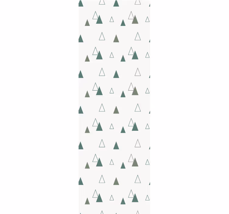 Rollo fenster home office dreiecke naturfarben - TenStickers
