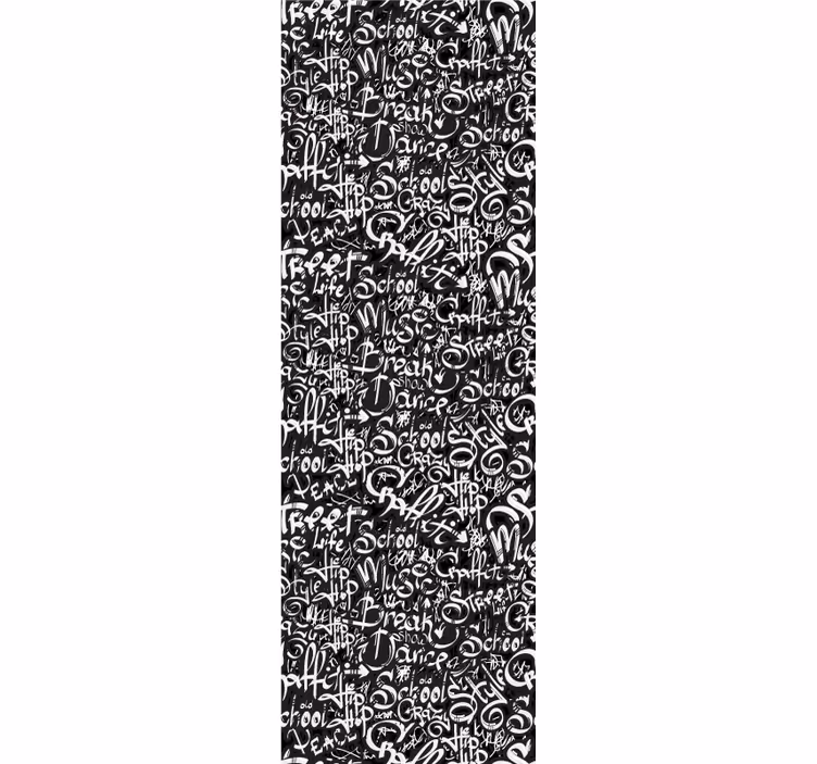 Rollo fenster jugendzimmer graffiti tags design - TenStickers