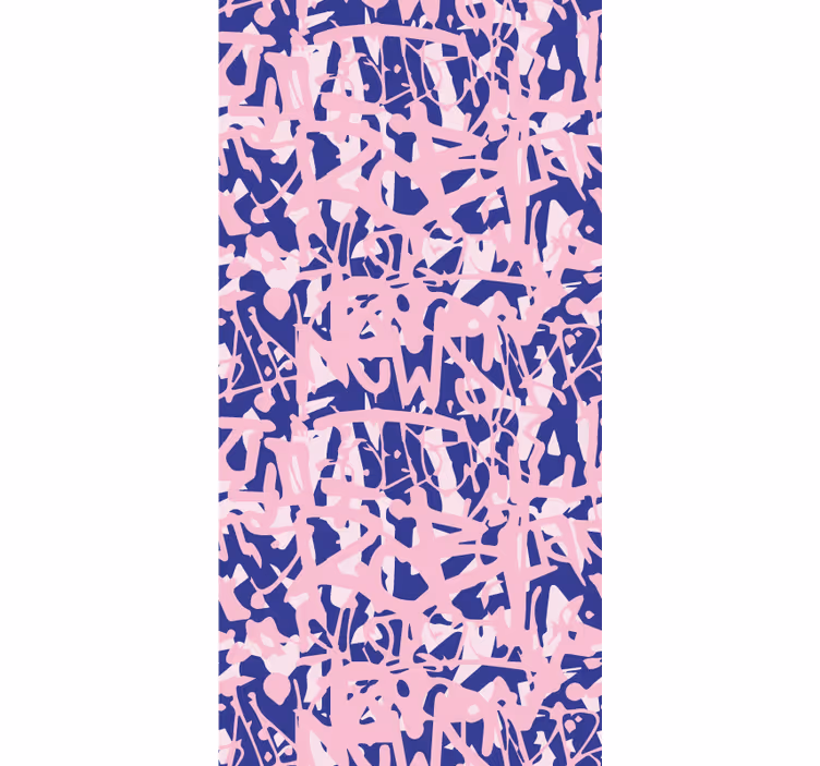 Rollo fenster jugendzimmer in pink lila graffiti muster - TenStickers